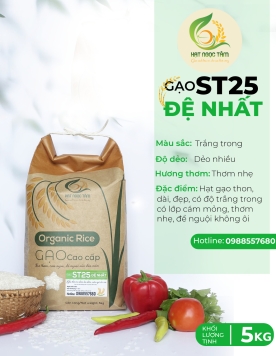 GẠO ST25 ĐỆ NHẤT 5KG