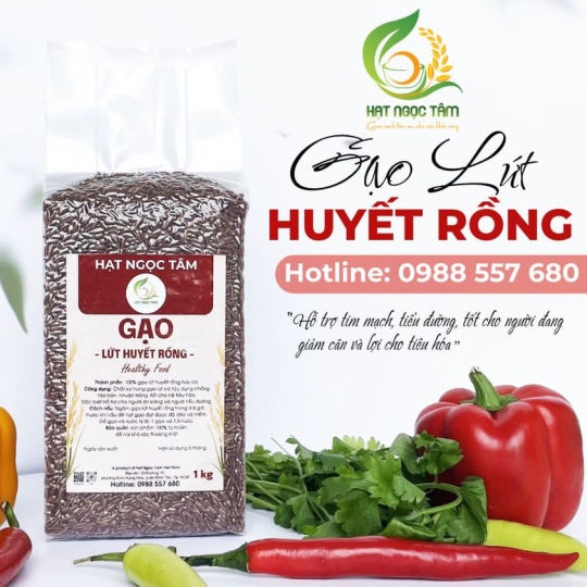 GẠO LỨT HUYẾT RỒNG 10KG