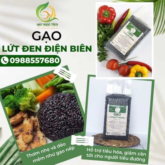 GẠO LỨT ĐEN ĐIỆN BIÊN 5KG