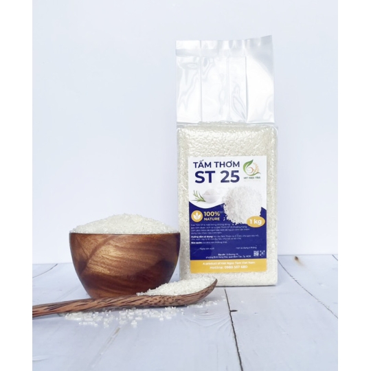GẠO TẤM THƠM ST25 1KG