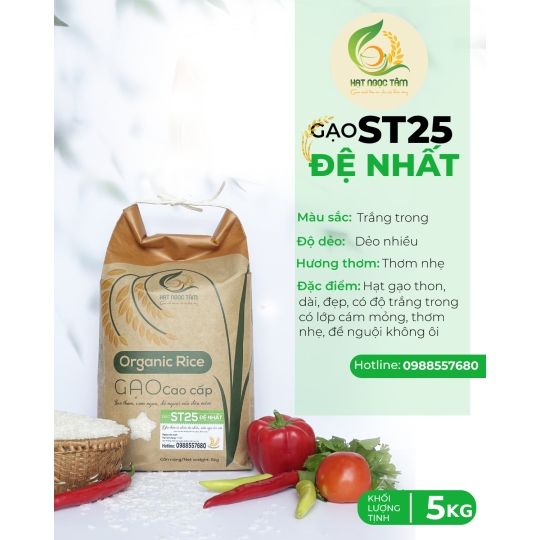 GẠO ST25 ĐỆ NHẤT 5KG