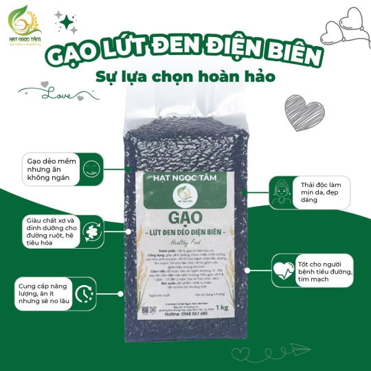 GẠO LỨT ĐEN ĐIỆN BIÊN 5KG